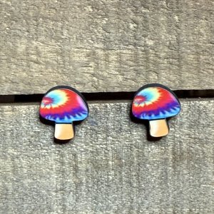 Mushroom Stud Earrings