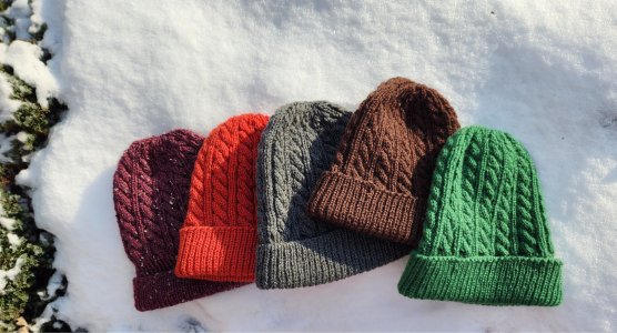 Cabled Wool Hat