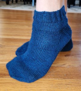 Hand Knit Wool Ankle Socks