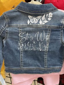 Stay Wild Toddler Jean Jacket