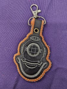 Deep Sea Divers Helmet Keychain