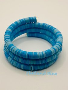 Blue wrap bracelet