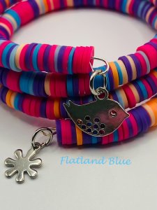 Multicolor Clay Wrap Bracelet