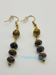 Sparkly dangle earrings