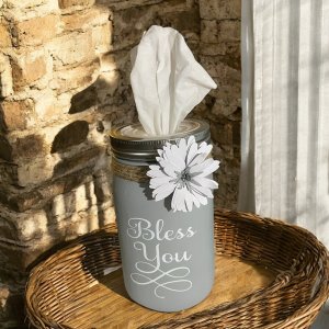 Mason Jar Tissue Holder