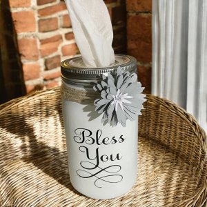 Mason Jar Tissue Holder