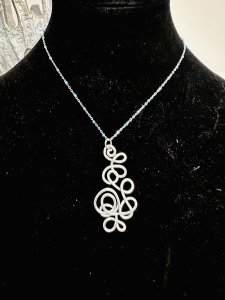 Elegant Anodized Aluminum Unique Necklace