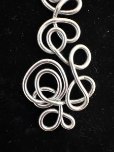 Elegant Anodized Aluminum Unique Necklace