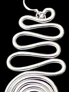 Anodized Aluminum Egyptian like Earrings