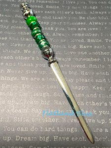 Beaded letter opener #LP4