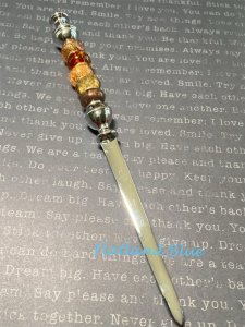 Beaded letter opener #LP3
