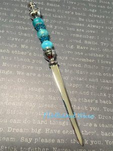 Beaded letter opener #LP9