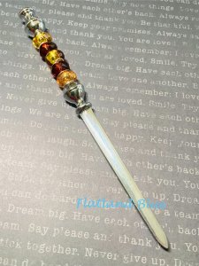 Beaded letter opener #LP6