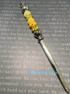 Beaded letter opener #LP8
