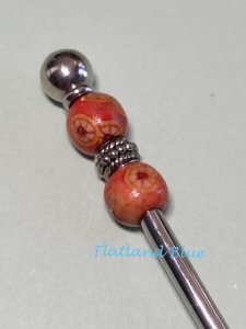 Beaded meat/pickle fork #PF1
