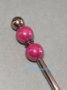 Beaded meat/pickle fork #PF4