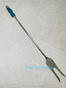 Beaded meat/pickle fork #PF5