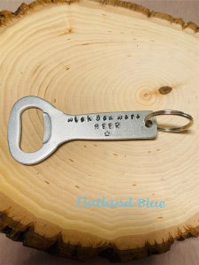 “Wish You Were Beer” bottle opener/keychain #BT1