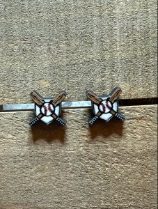 Baseball Stud Earrings