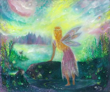 "FAIRYTALE" Limited Edition 8" x 10" Giclee' Reproduction on Canvas