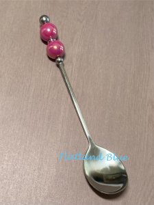 Beaded appetizer spoon #AS1