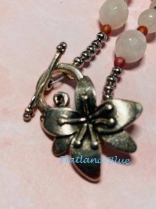 Rose quartz necklace #N35