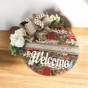 Farm Truck Welcome Sign