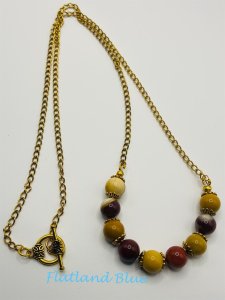 Mookaite necklace #N29