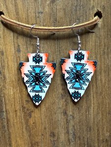 Aztec Arrowhead Earrings