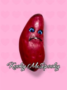 Sweet Potato with a face, vegetable, fruit, anthropomorphic, gag gift, cook, chef, gardener, vegan gift, funny, creepy, spooky