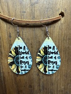 In a World Full of Roses Earrings