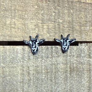 Goat Stud Earrings