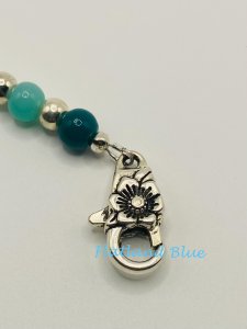 Blue-green bracelet #CB12