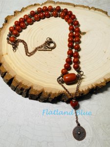 Red Jasper necklace #N41