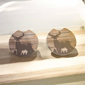 Deer Soft Car Coasters