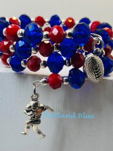 Football wrap bracelet #WB10