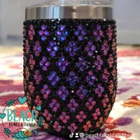 Mini Diamonds Purple Velvet Wine cup