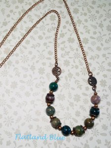 Jasper necklace #N61