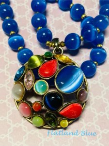 Cat eye necklace #N49