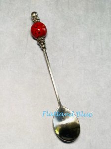 Beaded appetizer spoon #AS2