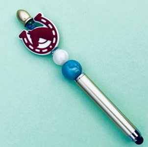 Horseshoe Brown Stylus Gold