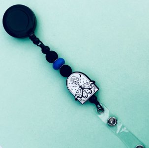 Moth Badge Reel Black