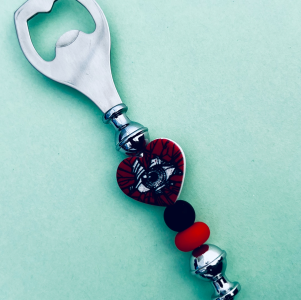 Eye Bottle Opener Heart shaped