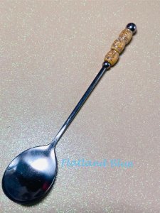 Beaded appetizer spoon #AS8