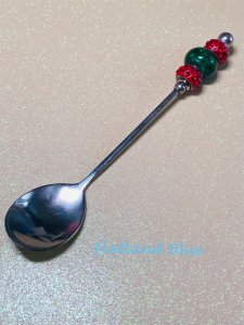 Beaded appetizer spoon #AS3
