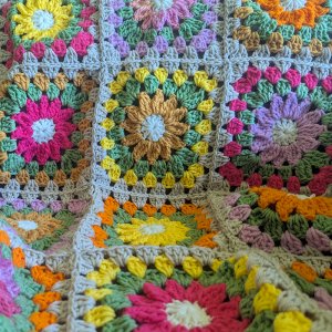 Daisy Patch Baby Blanket