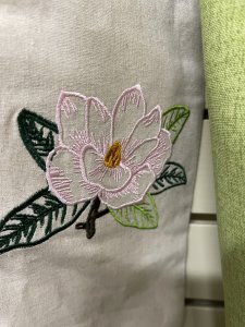 Layered Magnolia Wreath Sash