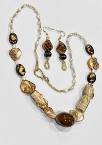 Earth Tones Necklace Set