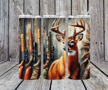 Hunting Rifle & Deer Tumblers – The Perfect Blend of Rugged & Wild!