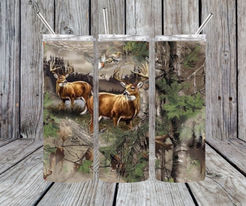 Nature’s Majesty – Deer & Forest 20 oz Tumblers!